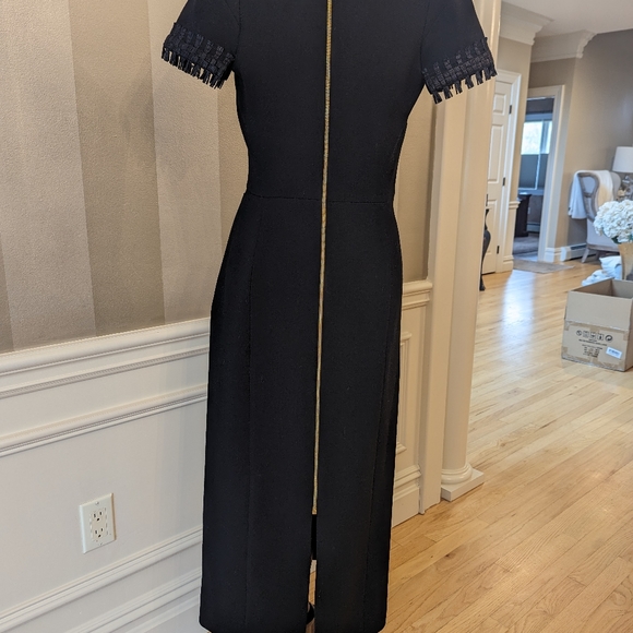 Roland Mouret NWT Black Fontana Dress Size 8 UK 12 - Picture 4 of 10